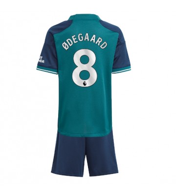 Maillot de foot Arsenal Martin Odegaard #8 Troisième enfant 2023-24 Manches Courte (+ pantalon court)